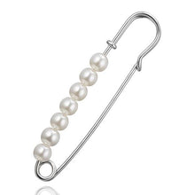 Load image into Gallery viewer, Fixed Straps Anti Slip Pin Jewelry Simple Enamel Big Pearl Brooch Women Charm Accessories Cardigan Anti Wearing Pins Enamel Pin