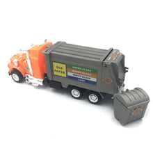 Load image into Gallery viewer, Inertia Plastic Car Barreled Garbage Carrier Truck Waste Material Transporter Vehicle Model Hobby Toys For Kids Christmas Gift