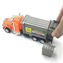 Load image into Gallery viewer, Inertia Plastic Car Barreled Garbage Carrier Truck Waste Material Transporter Vehicle Model Hobby Toys For Kids Christmas Gift