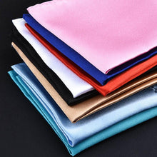 Load image into Gallery viewer, Mens Bowtie Wedding Handkerchief Formal Satin Classic Solid colour bowtie Fashion Square Pocket gift style Bow tie Neckwear New