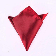 Load image into Gallery viewer, Mens Bowtie Wedding Handkerchief Formal Satin Classic Solid colour bowtie Fashion Square Pocket gift style Bow tie Neckwear New