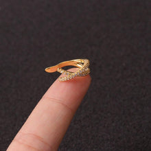 Load image into Gallery viewer, 1pc Helix Cartilage Conch Fake Piercing Jewelry Adjustable Cz Ear Cuff No Piercing Conch Cuff Earring