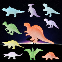 Load image into Gallery viewer, 16pcs Luminous Dinosaur Toys Model Set Glow in the dark Fluorescent Kids Toys Dragon Animal Model Boys Birthday Gift Home Deco