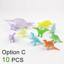 Load image into Gallery viewer, 16pcs Luminous Dinosaur Toys Model Set Glow in the dark Fluorescent Kids Toys Dragon Animal Model Boys Birthday Gift Home Deco
