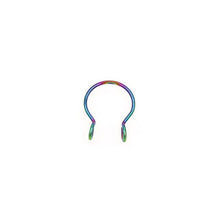Load image into Gallery viewer, 1Pc 10mm Zircon Fake Septum Piercing Nose Ring Hoop nose For Girl Men Faux Body Clip Rings non Body Jewelry Non-Pierced