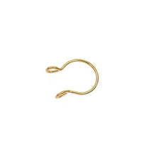 Load image into Gallery viewer, 1Pc 10mm Zircon Fake Septum Piercing Nose Ring Hoop nose For Girl Men Faux Body Clip Rings non Body Jewelry Non-Pierced