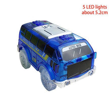 Load image into Gallery viewer, 4.4-5.4cm Magic Electronics LED Car Toys With Flashing Lights Educational Toys For Children Birthday Party Gift Play With Tracks