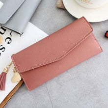 Load image into Gallery viewer, Long Women's Wallet Female Purses Tassel Coin Purse Card Holder Wallets Female Pu Leather Clutch Money Bag Pu Leather Wallet