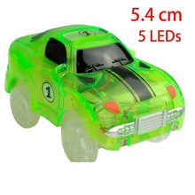 Load image into Gallery viewer, 4.4-5.4cm Magic Electronics LED Car Toys With Flashing Lights Educational Toys For Children Birthday Party Gift Play With Tracks