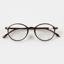 Load image into Gallery viewer, TR90 Women Men Round Black Leopard Lunettes Presbyopia Strength 1.0 1.5 2.0 2.5 3.0 Reading Glasses eyeglasses 004