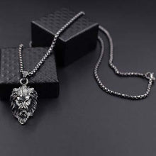 Load image into Gallery viewer, Hiphop Rock Animal Stainless Steel Lion Head Gold Sliver Black Color Chain Necklaces Pendant For Men Fashion Jewelry XLCT005